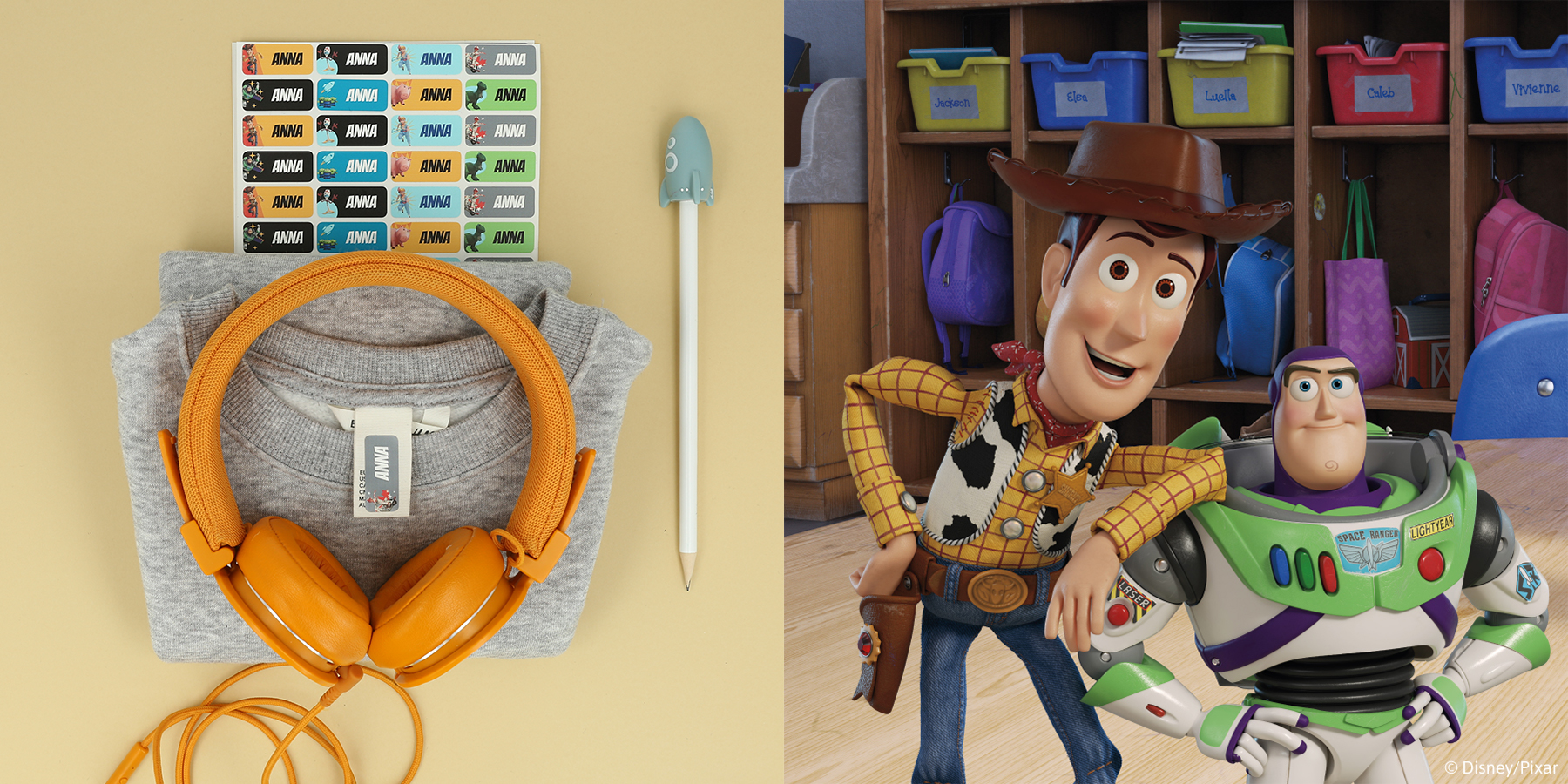 Toy Story Namensaufkleber