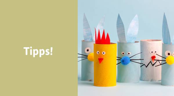 Osterwerkstatt mit den Kindern – DIY-Tipps von Klebekerlchen