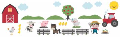 Wandsticker: Bauernhof