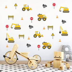 Wandsticker: Bagger
