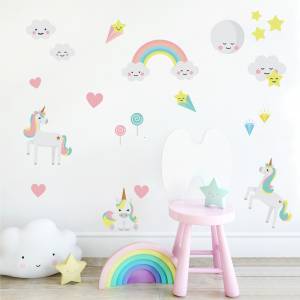 Wandsticker: Einhorn