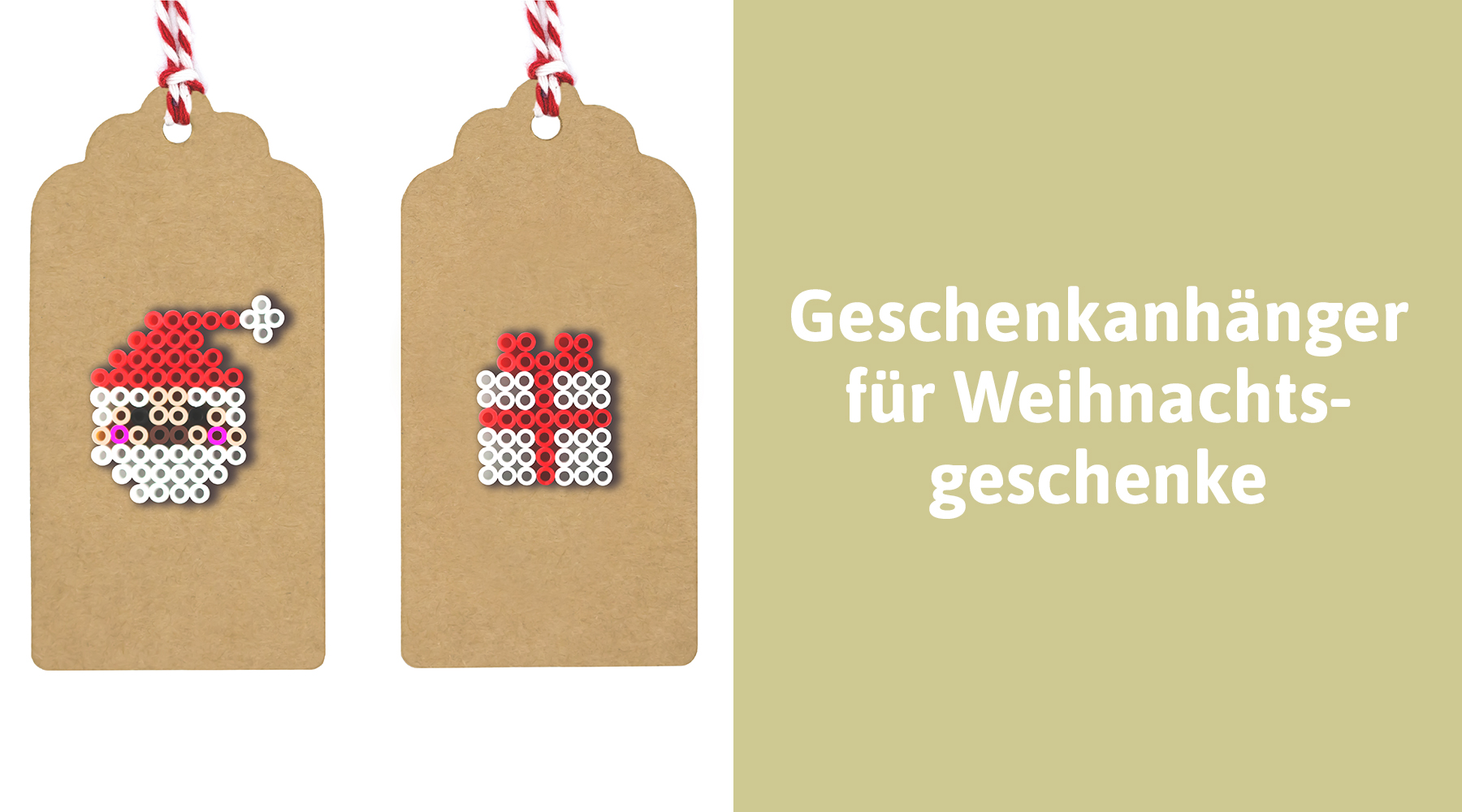 Persönliche Geschenkanhänger für Weihnachtsgeschenke 