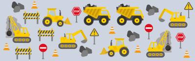Wandsticker: Bagger