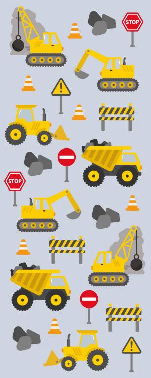 Wandsticker: Bagger