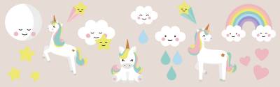 Wandsticker: Einhorn