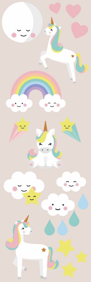 Wandsticker: Einhorn