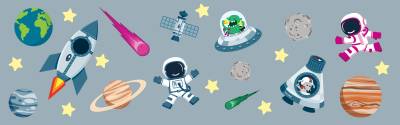 Wandsticker: Weltraum