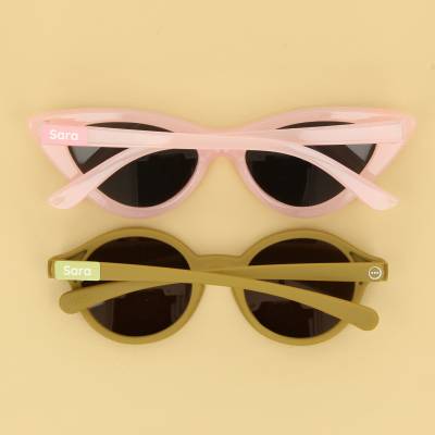 mini namensaufkleber und kleine aufkleber für Sonnenbrille