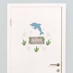 Tür-Sticker mit Delfin