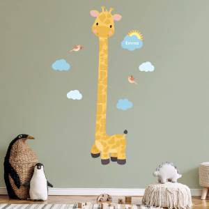 Messlatte für das Kinderzimmer - Giraffe