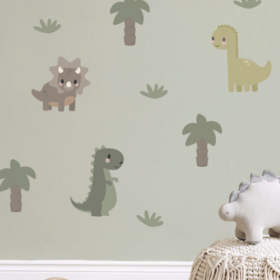 Flugsaurier Wandtattoo – 91 X 35 Cm Grauer Dino-Aufkleber Für Kinderzimmer & Saurierfans