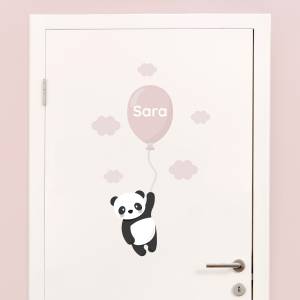 Tür-Sticker mit Panda