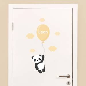Tür-Sticker mit Panda