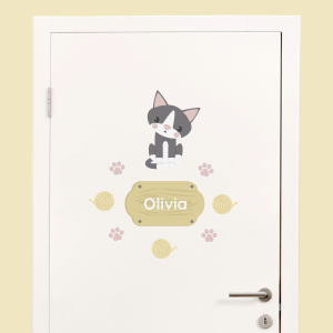 Tür-Sticker Katzen
