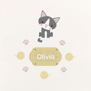 Tür-Sticker Katzen