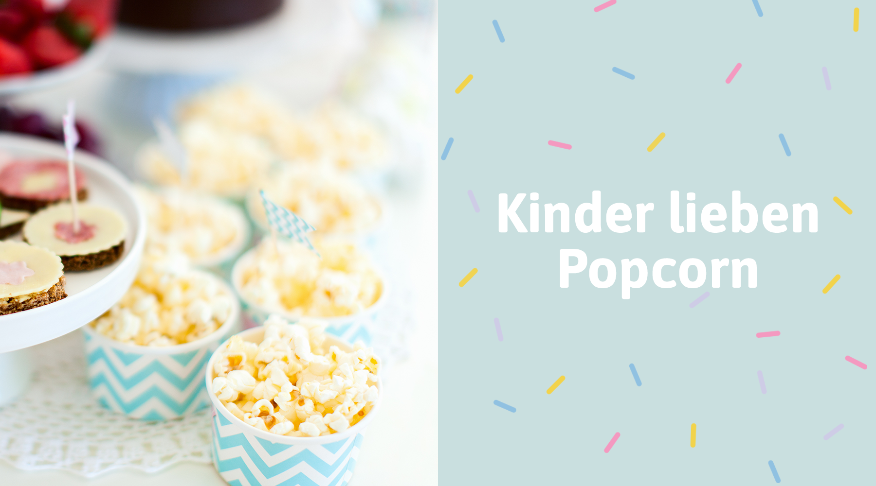 Popcorn mit Kindergeburtstag