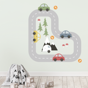 Wand-Sticker mit Autos