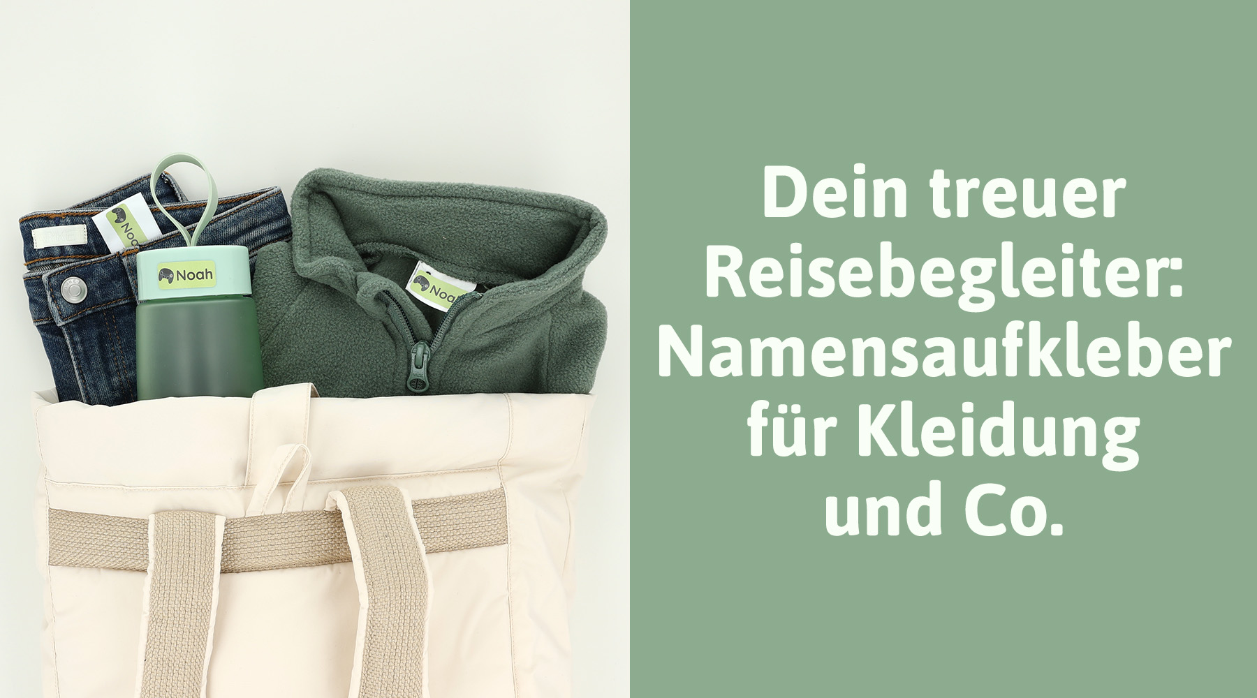 Namensaufkleber für Klassenfahrt Grundschule