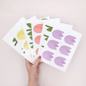 tulpen wandsticker kinderzimmer