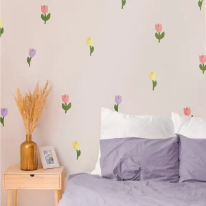 tulpen wandsticker kinderzimmer