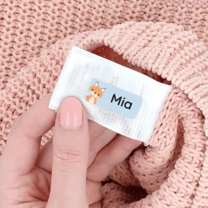 Namensaufkleber für Kleidung und andere Dinge