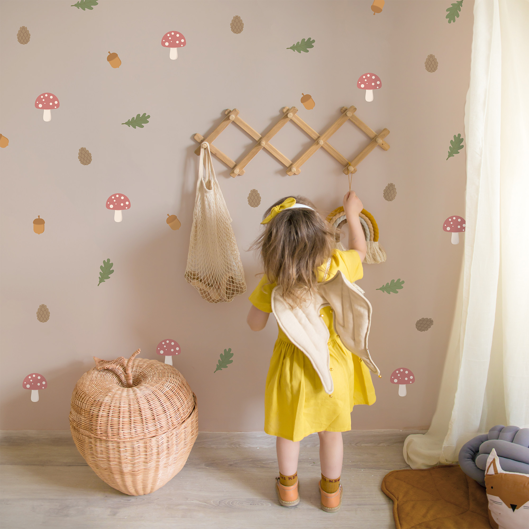 Wandtattoo Tennisball Design - Kinderzimmer Deko Aufkleber Für Wände