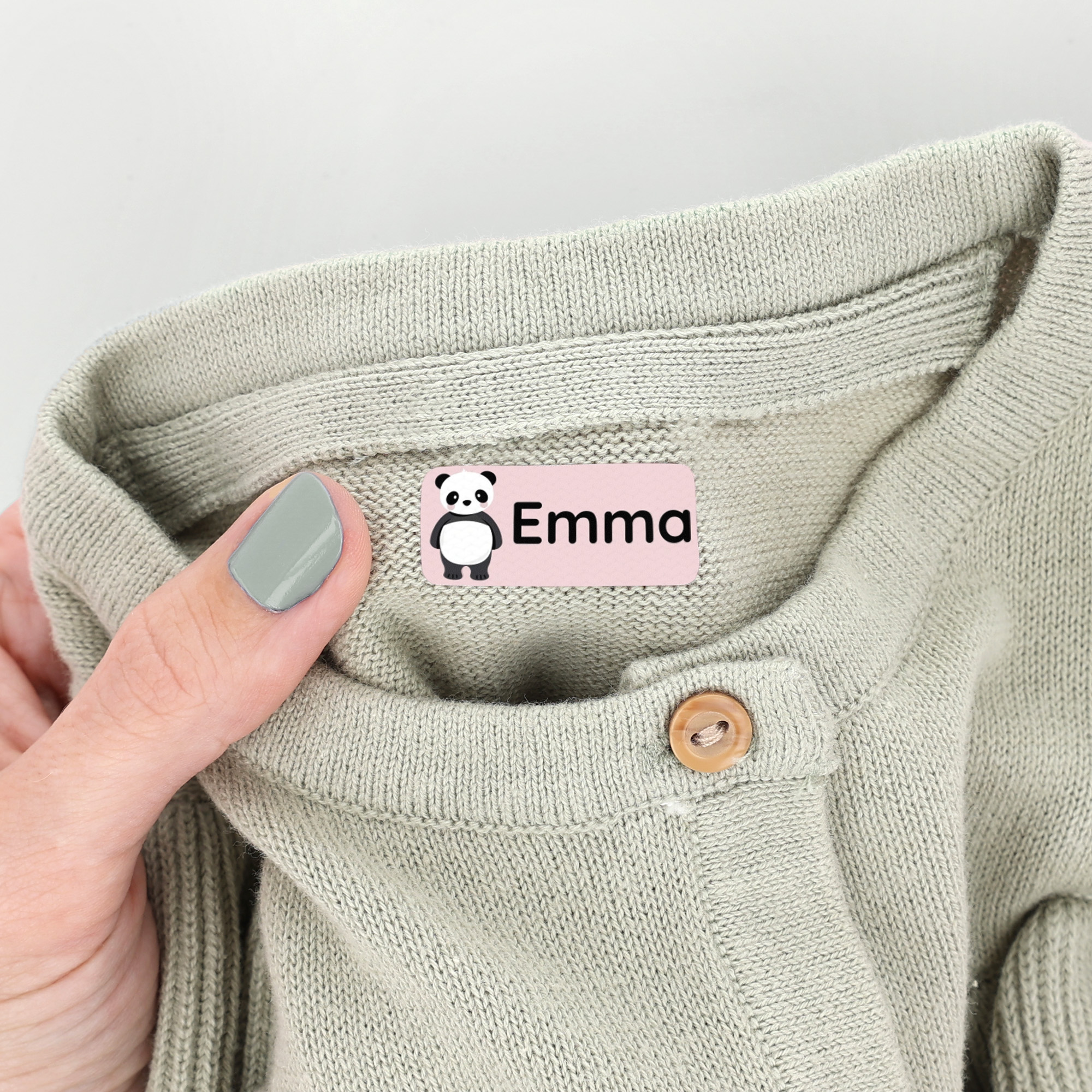 Bügeletiketten Für Kinderkleidung – Personalisierbar, 6x1 Cm (INDIGOS UG)