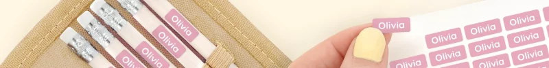 Mini Namensaufkleber und kleine aufkleber für kleine Sachen