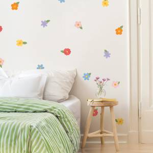 Wandtattoo Wildblumen